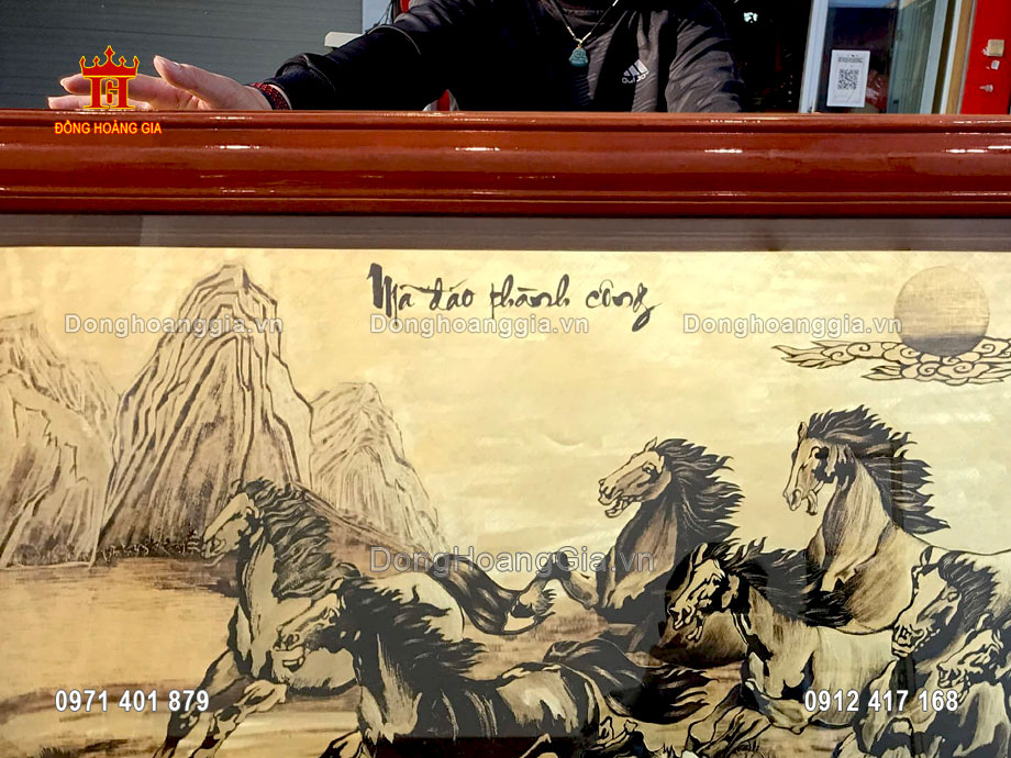 Đồng Hoàng Gia là địa chỉ chế tác tranh bát mã bằng đồng uy tín